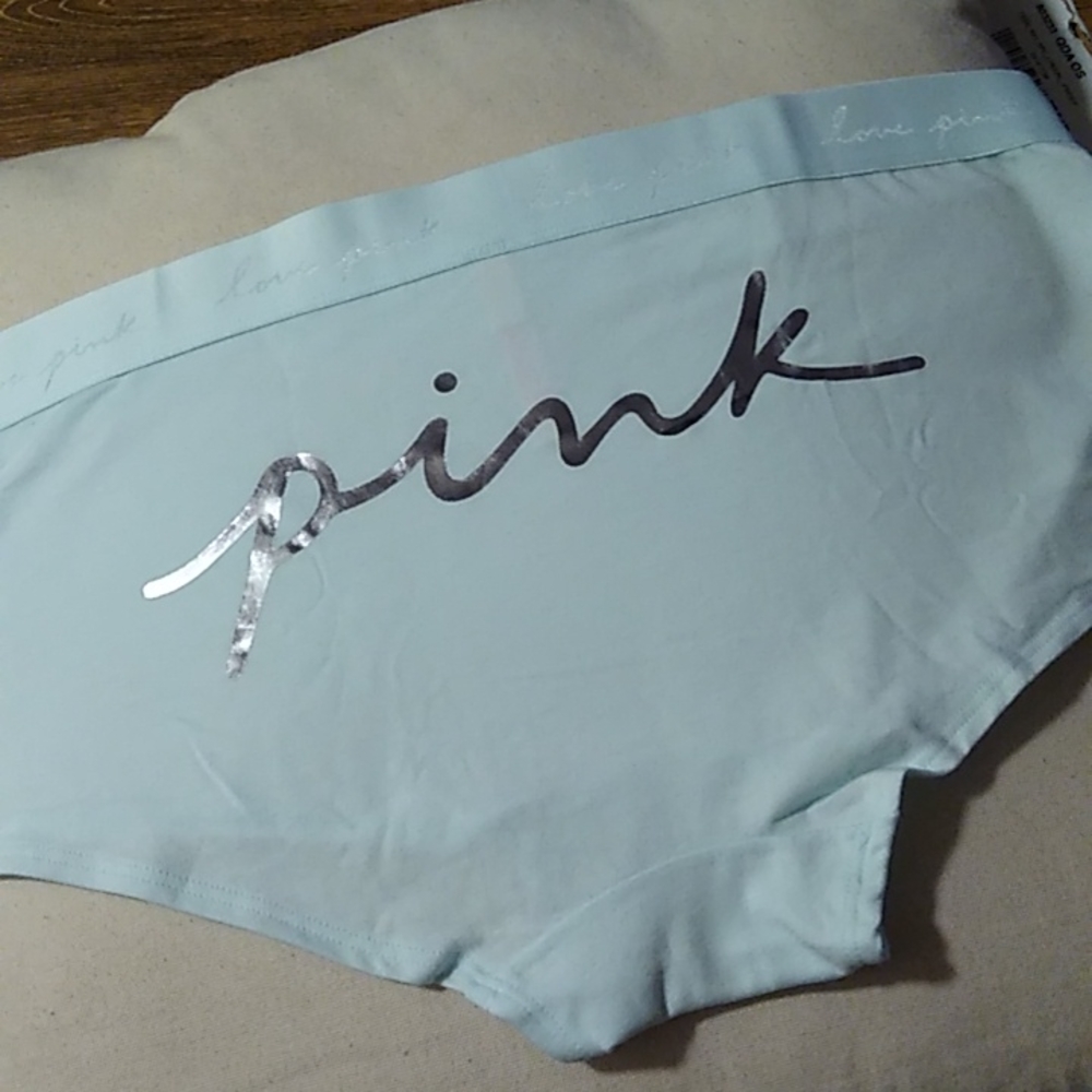 PINK Victoria's Secret boyshort boxer panty Size XXL Soft Blue